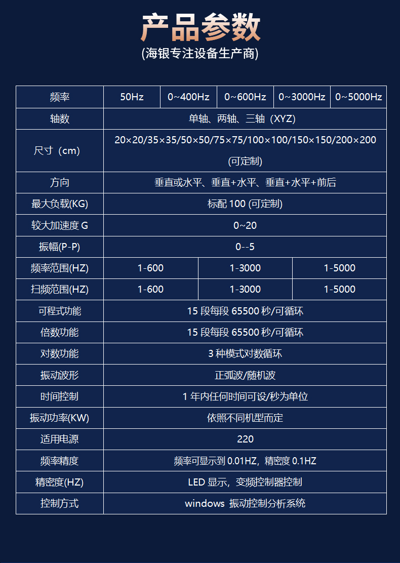 可編程電磁式振動試驗(yàn)臺